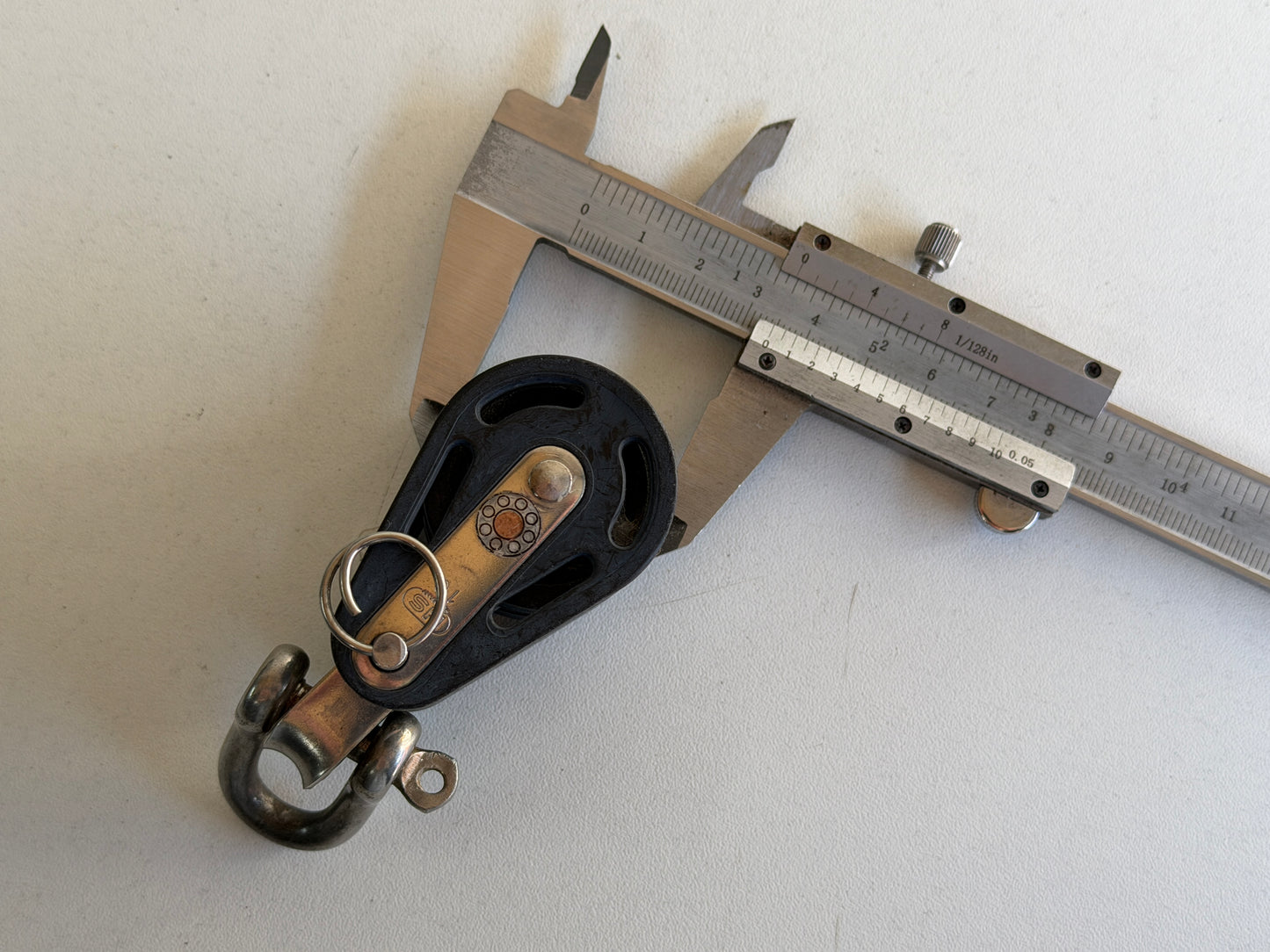 Sprenger 2 schijfs blok 34 mm 10 mm lijjn, gelagerd