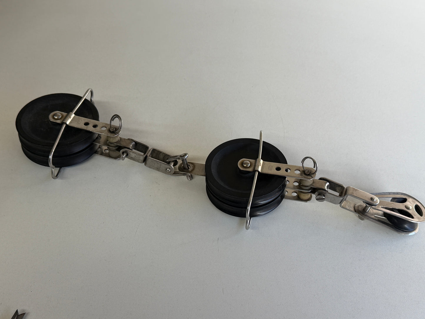 Sprenger grootschoot,  2 schijfs blok 80 mm 11 mm lijn