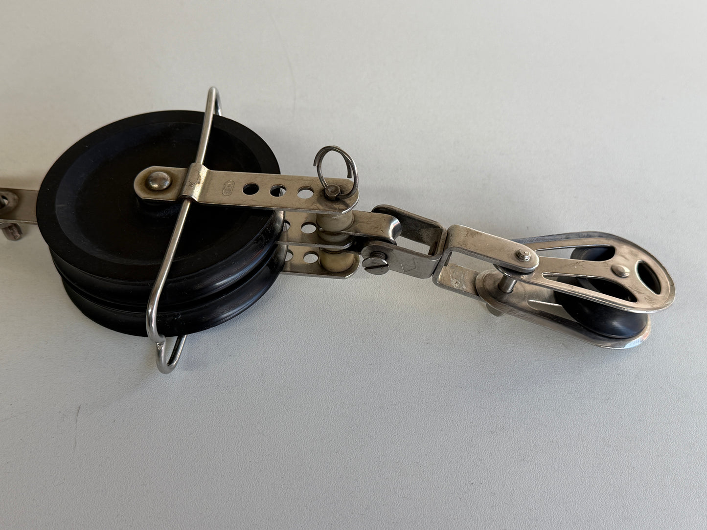 Sprenger grootschoot,  2 schijfs blok 80 mm 11 mm lijn