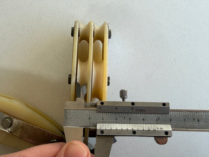 SJ vioolblok + 1 schijfs blok met wartel 37 mm tot 8 mm lijn