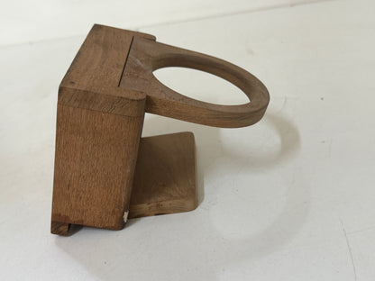 Houten bekerhouder inklapbaar