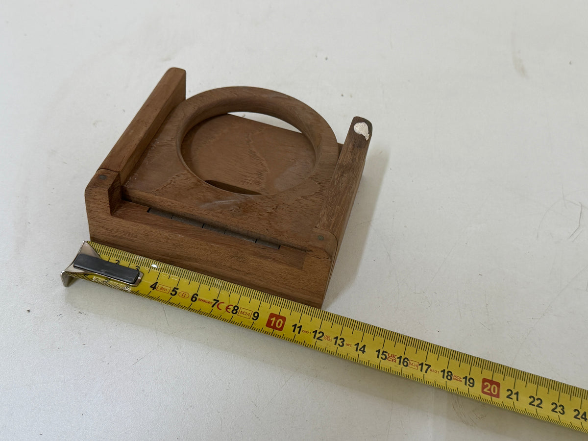 Houten bekerhouder inklapbaar