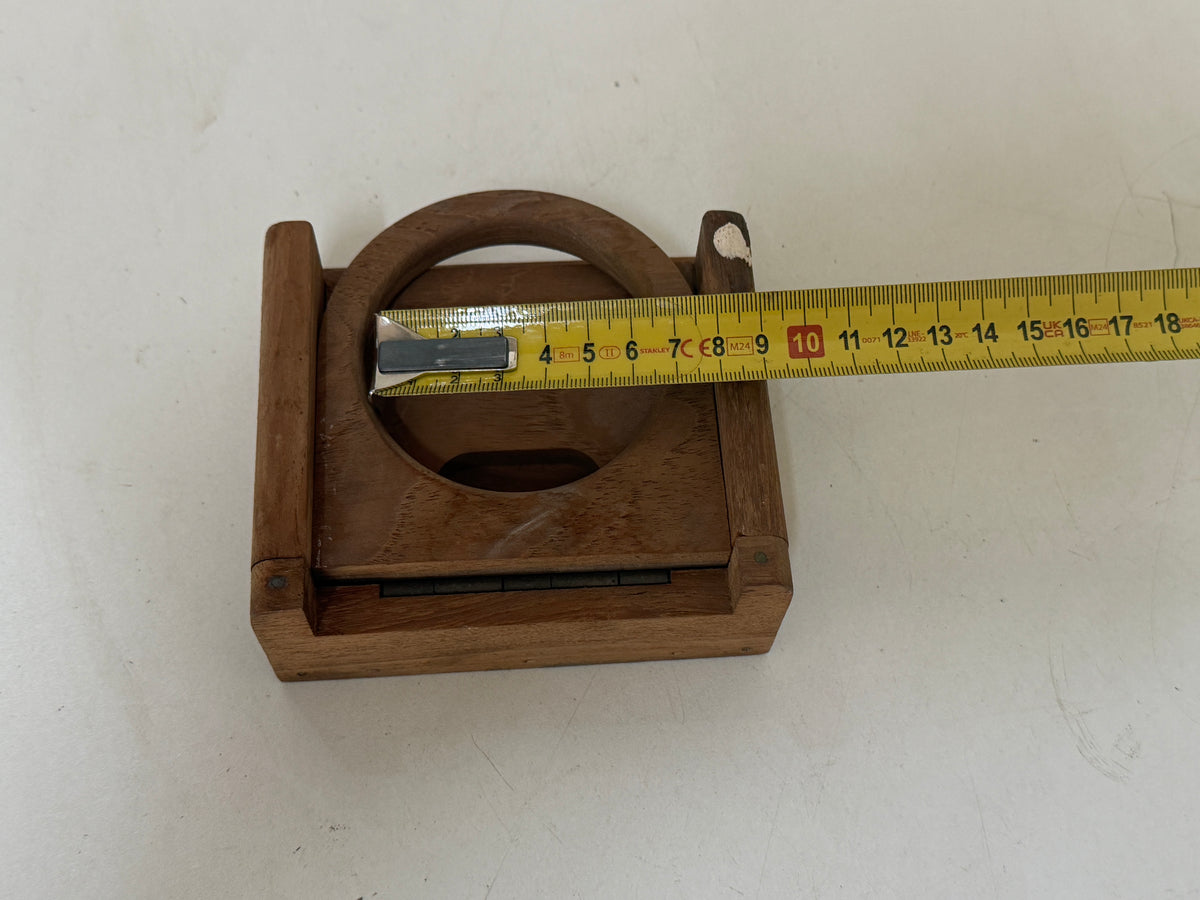 Houten bekerhouder inklapbaar