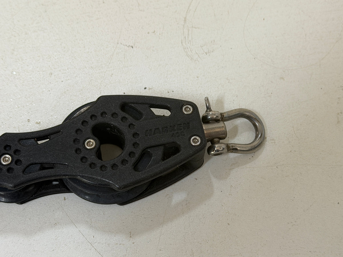 Harken 40mm Carbo vioolblok met hondsvot