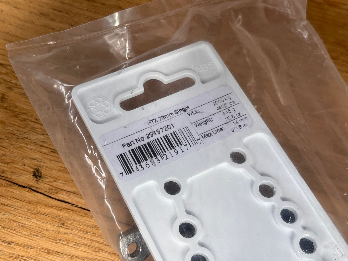 Nieuw Lewmar HTX 72 mm 1 schijfs blok