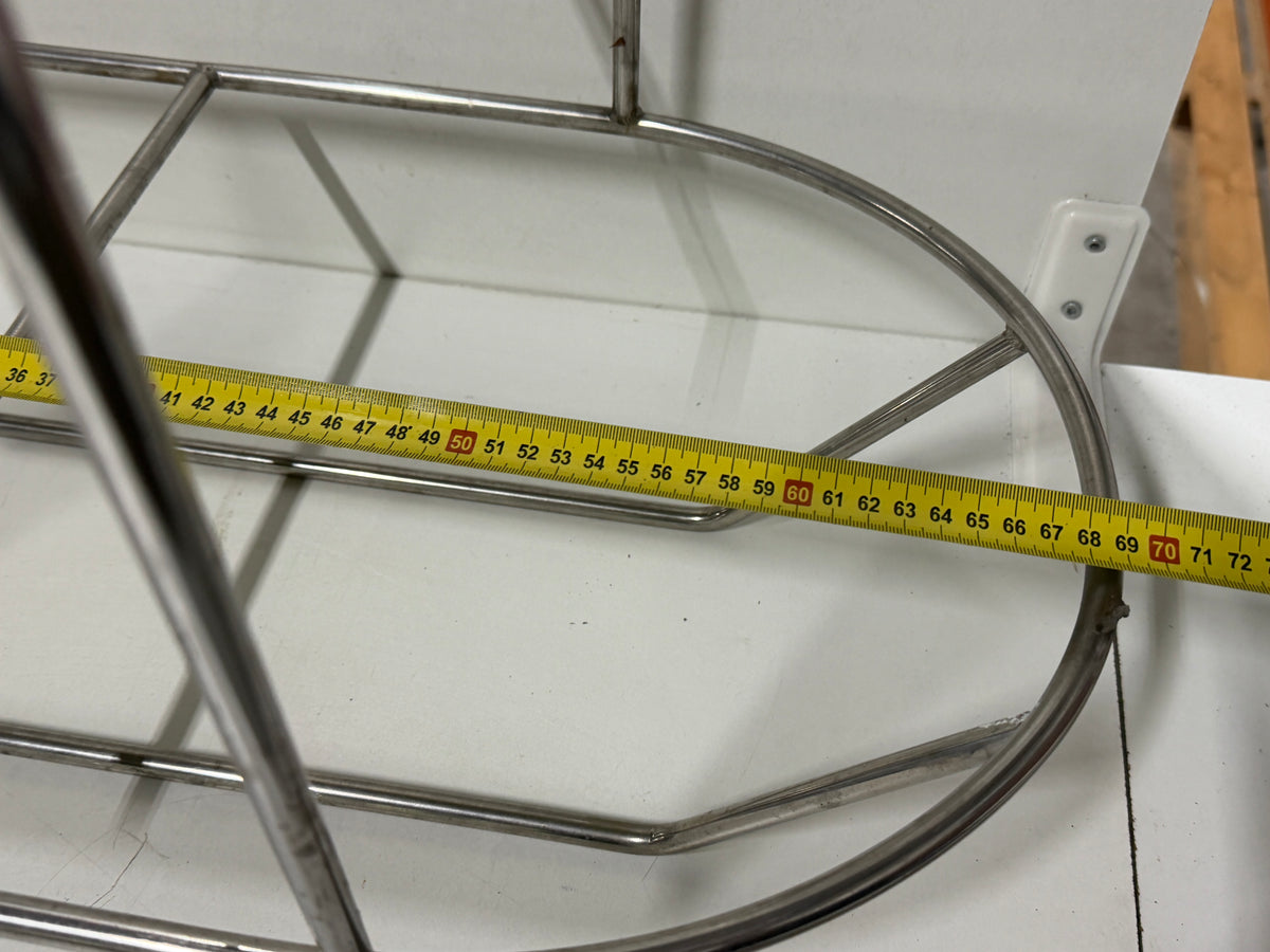 Dubbele fenderhouder recht model 69 cm breed