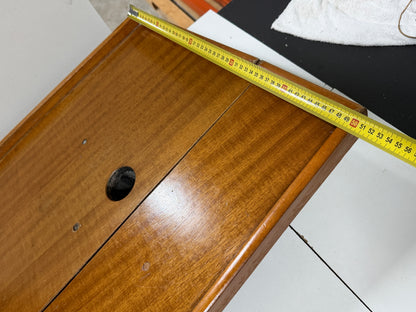Houten kajuittafel / tafelblad inklapbaar 85x68/50m
