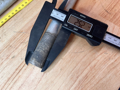 6 aluminium scepters 63 cm