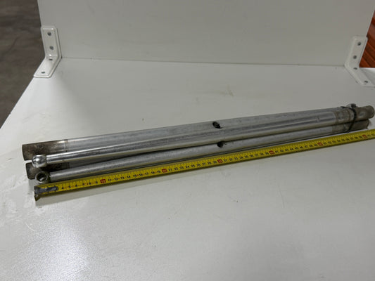 4 x Aluminium scepter 63 cm