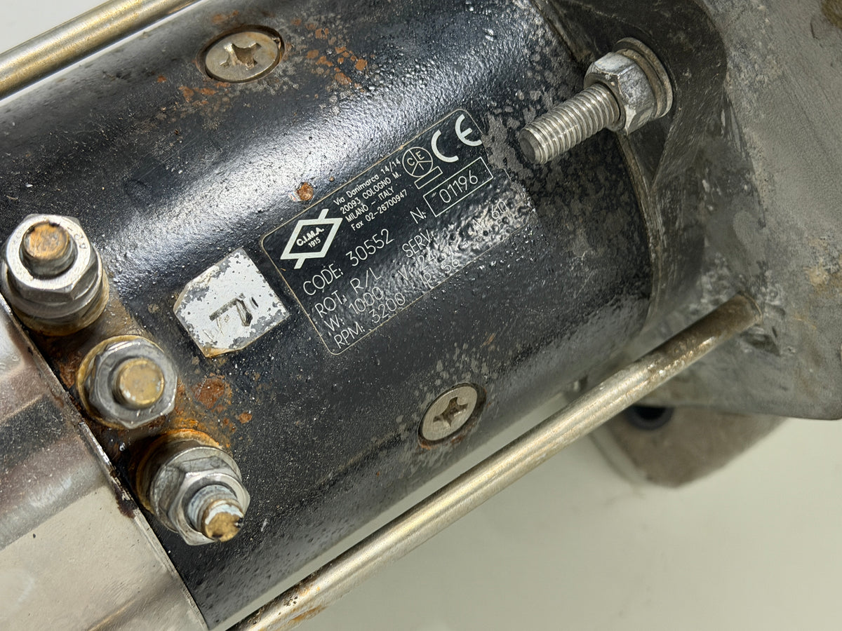 Lofrans Ankerlier 24 Volt 1000 Watt voor 10 mm Ketting