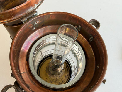 Olielamp / Scheepslantaarn Ankerlicht messing/koper 33 cm