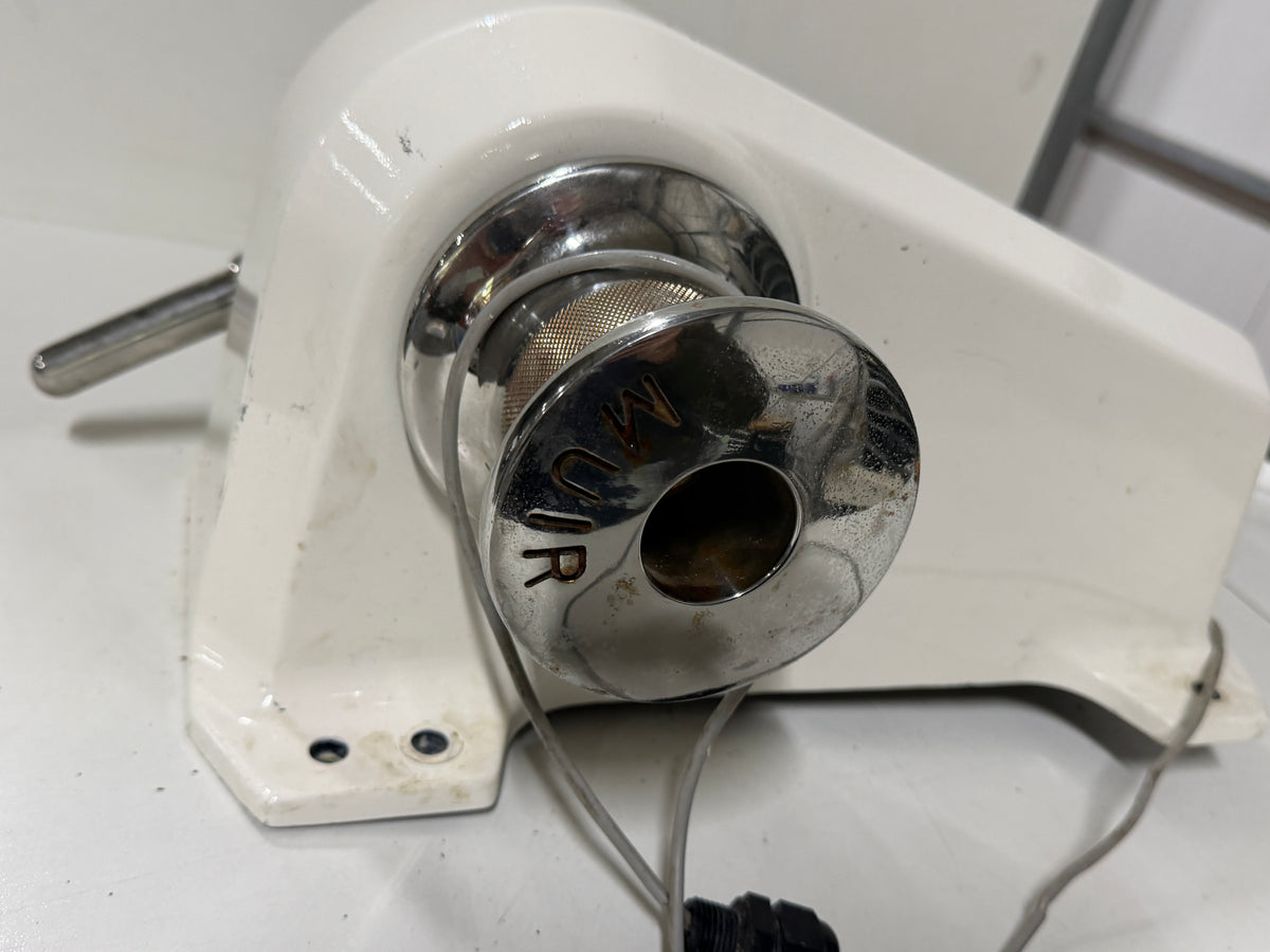 Muir elekrische ankerlier met defect