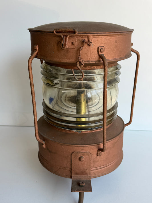 Scheepslantaarn met vitting 32 cm hoog