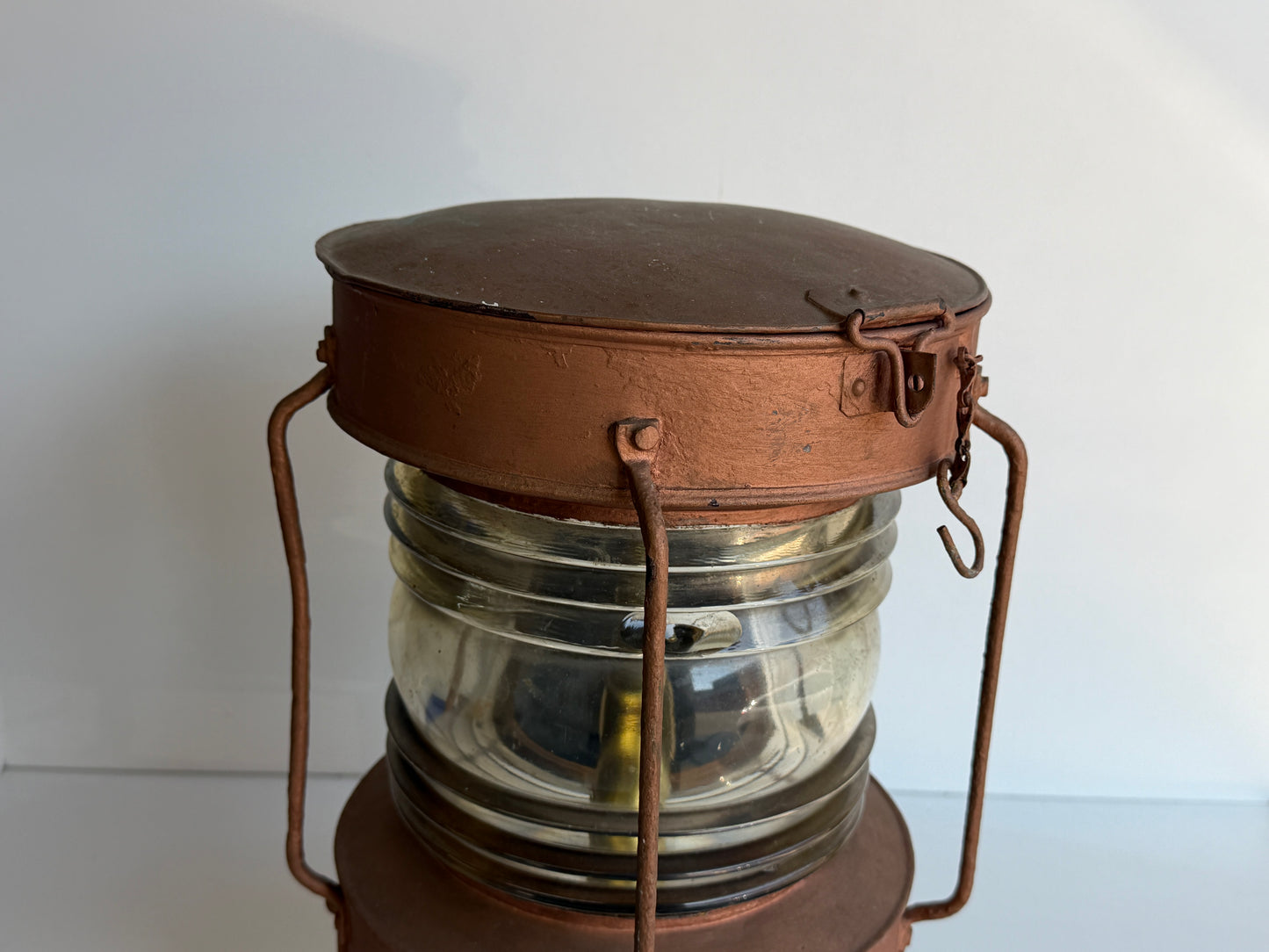 Scheepslantaarn met vitting 32 cm hoog