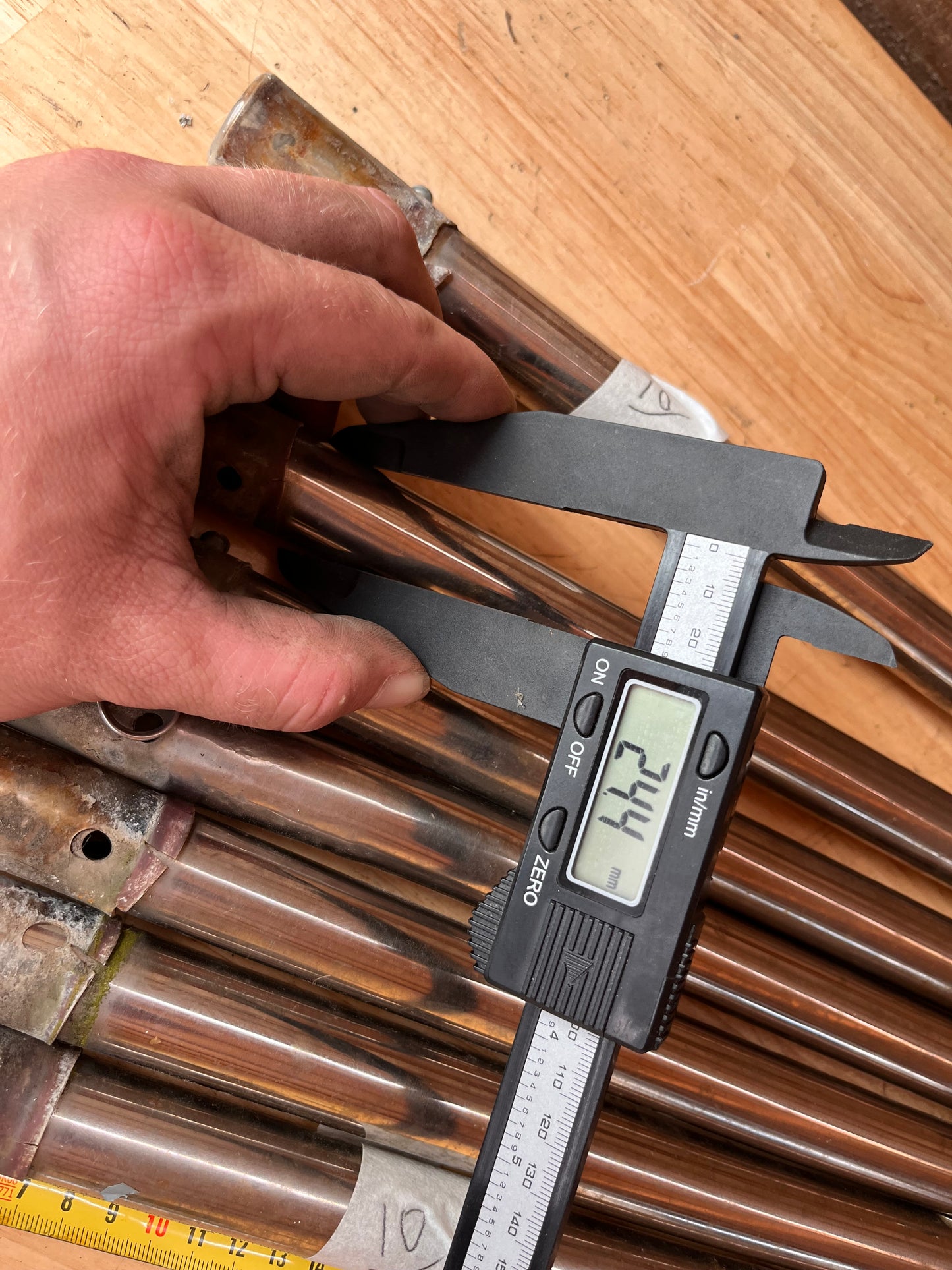 6 rvs scepters 65 cm