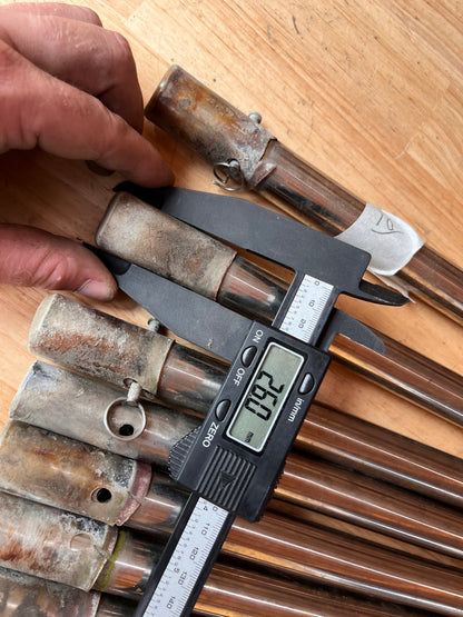 6 rvs scepters 65 cm