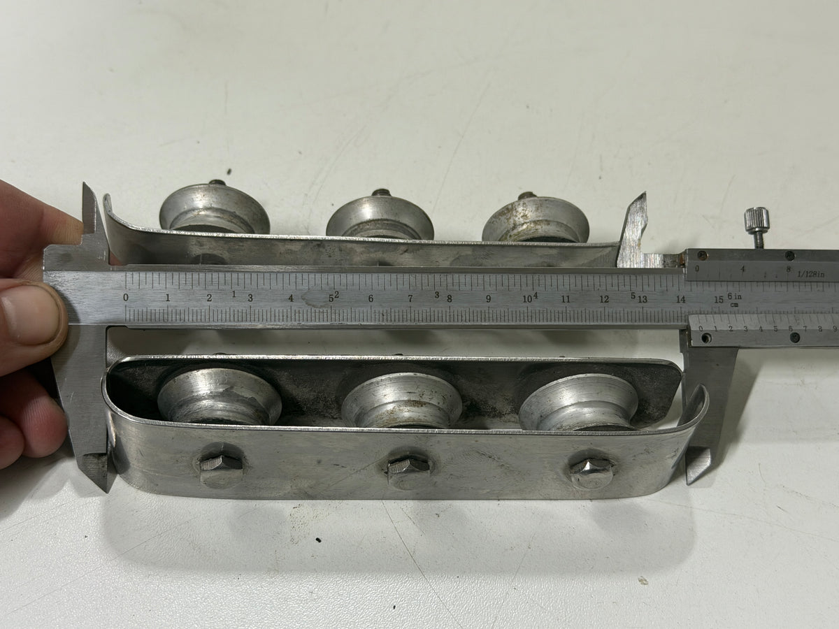 2 x 3 schijfs valgeleider 30 mm