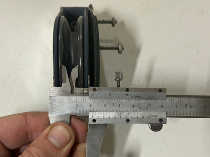 2 x Harken schildpadblokken / ratel / gelagerd 75 mm