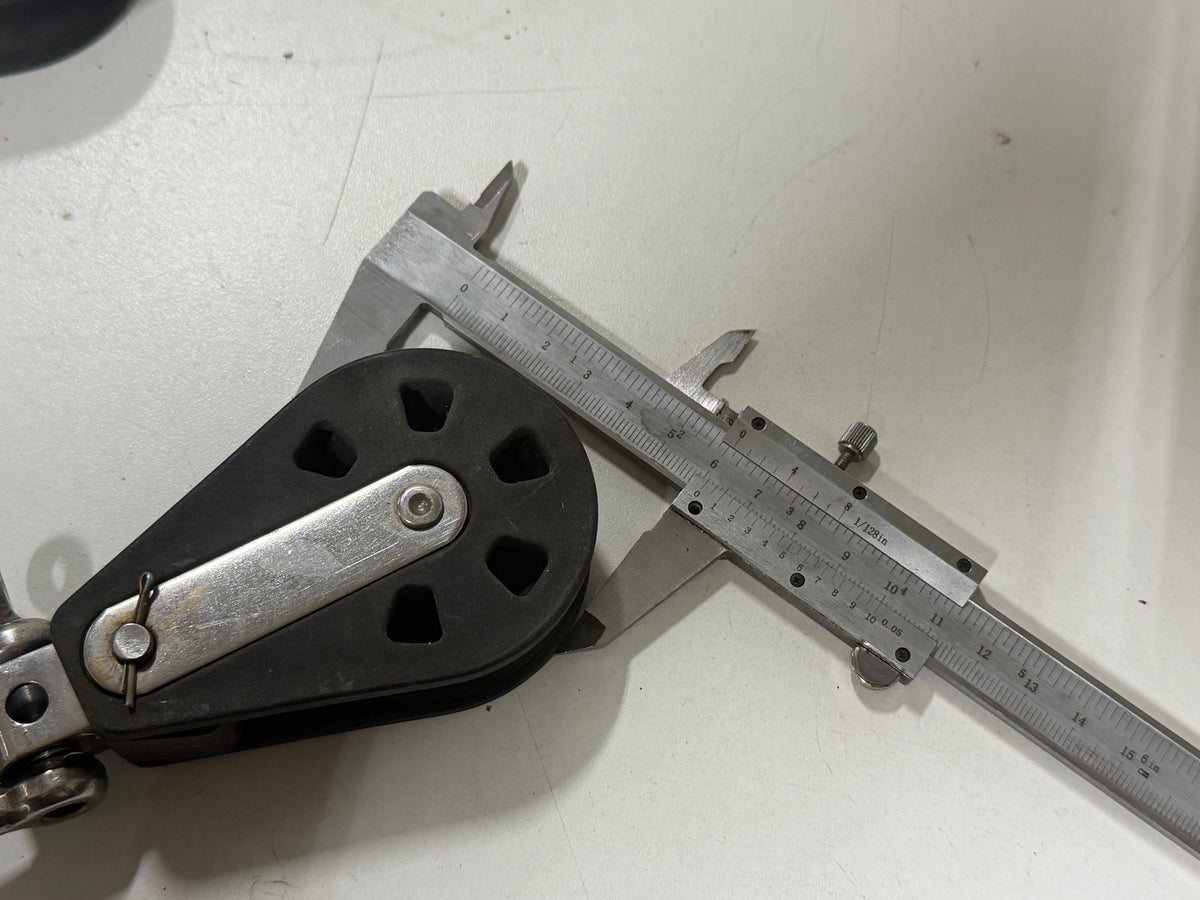 Barton 1 schijfs blok 60 mm tot 13 mm lijn