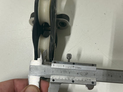 Fico / Ronstan vioolblok met klem 40 mm tot 10 mm lijn