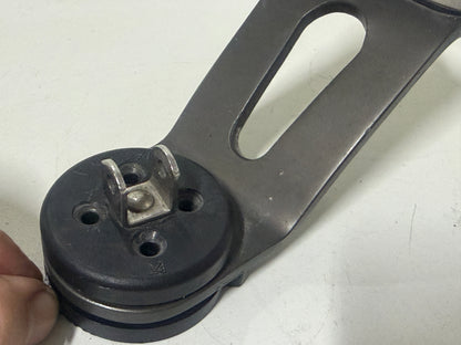 Draaibare grootschoot swivel basis met schootklem 8-12 mm