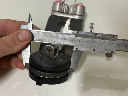 Draaibare grootschoot swivel basis met schootklem 8-12 mm