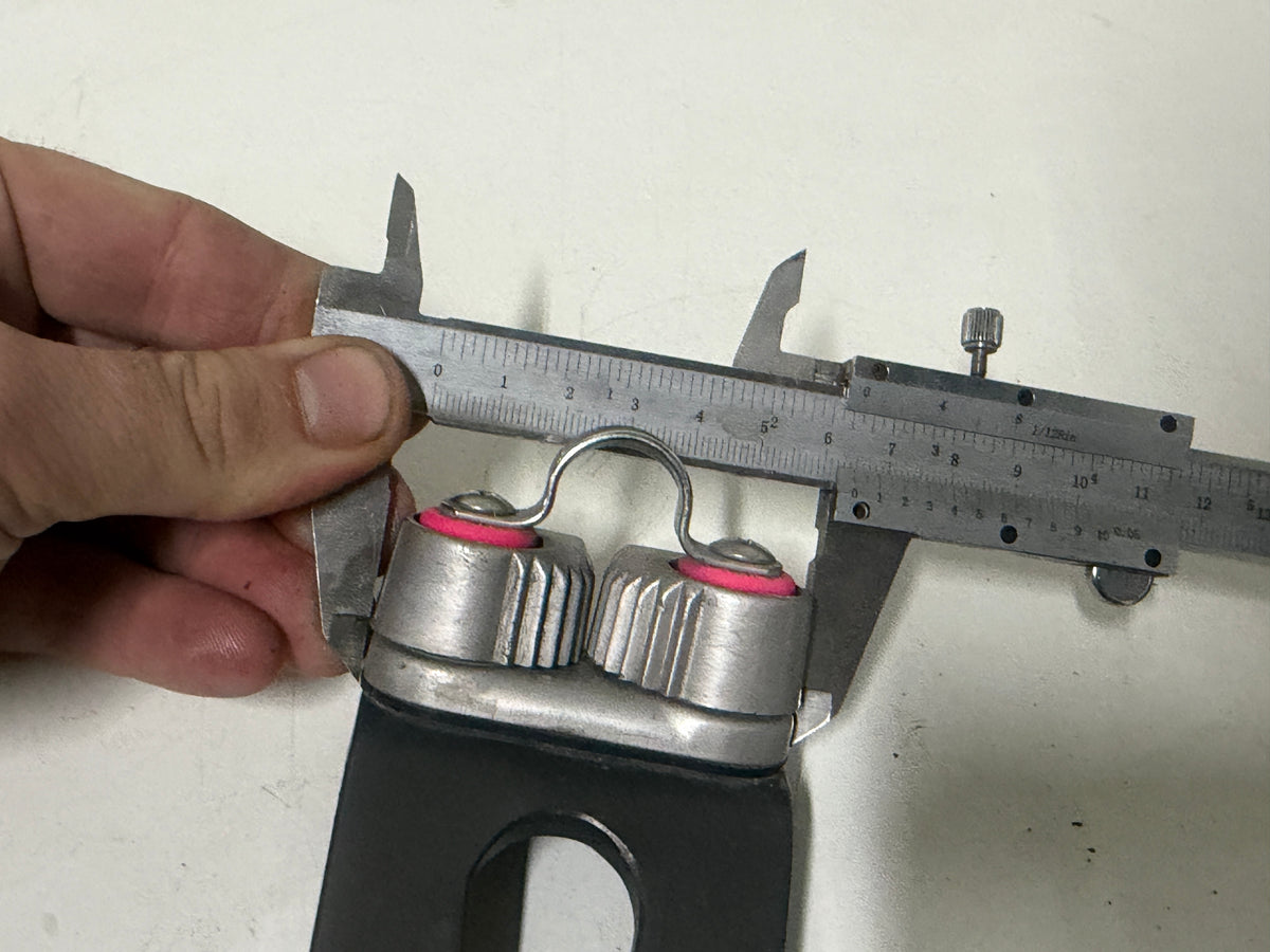 Draaibare grootschoot swivel basis met schootklem 8-12 mm