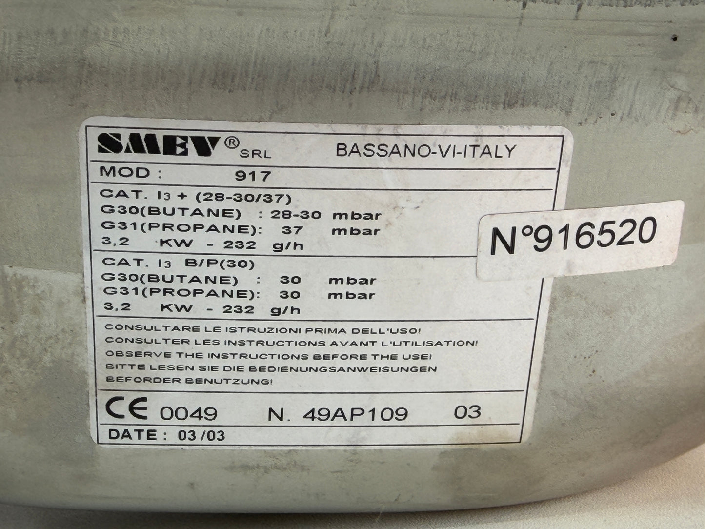 SMEV Model 917 kook spoelcombinatie