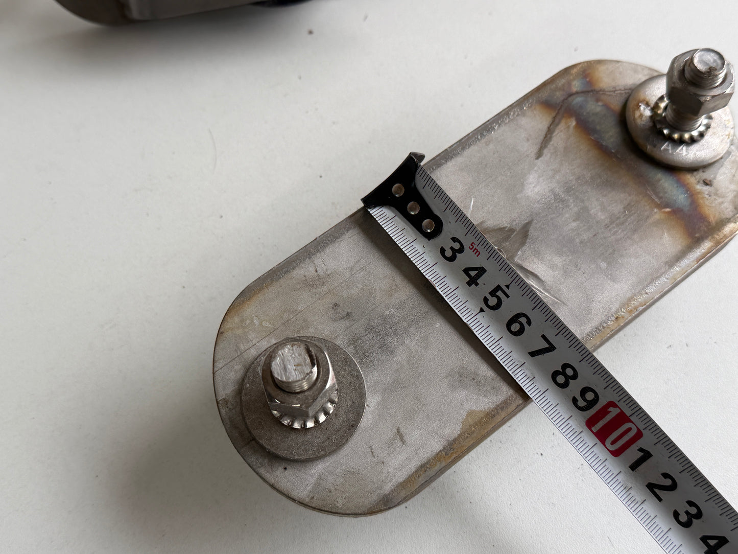 2 x schildpadblok / keerblok 80 mm schijf tot 10 mm lijn