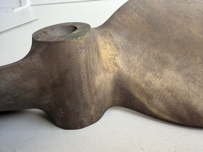 Bronzen schroef D14P12RH rechtsdraaiend