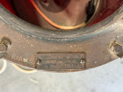Grote zware bronzen bakboord Port lantaarn Hoogte 57 cm