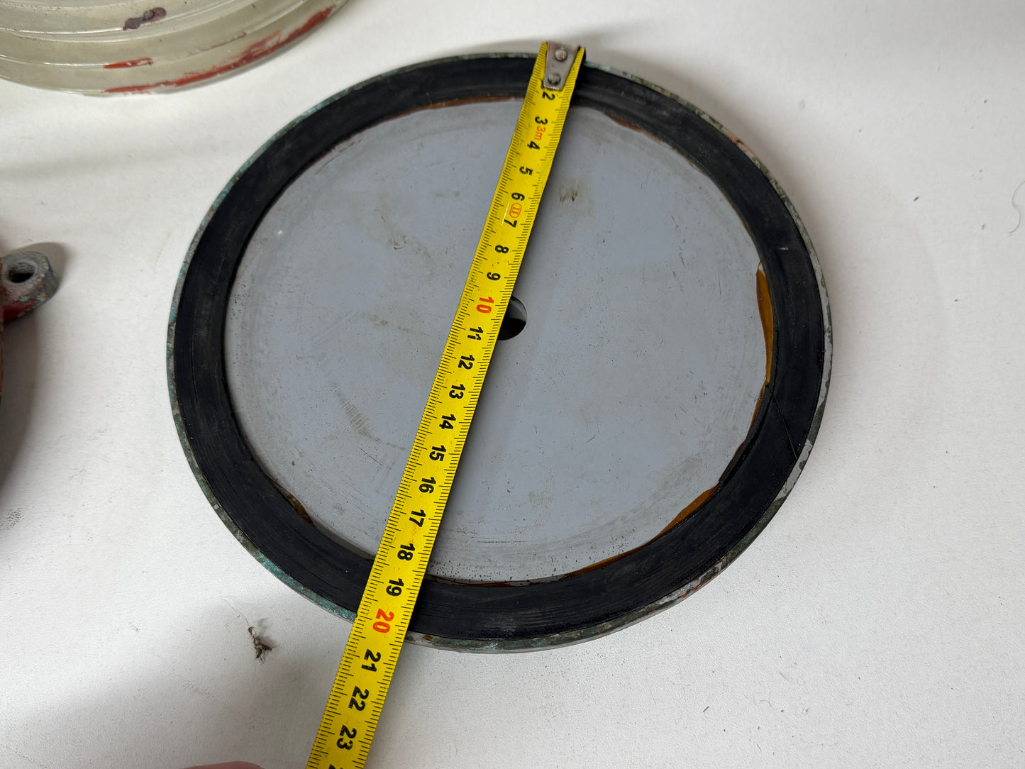 Bronzen lamp / navigatieverlichting diameter 20 cm