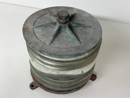 Bronzen lamp / navigatieverlichting diameter 20 cm