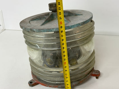 Bronzen lamp / navigatieverlichting diameter 20 cm