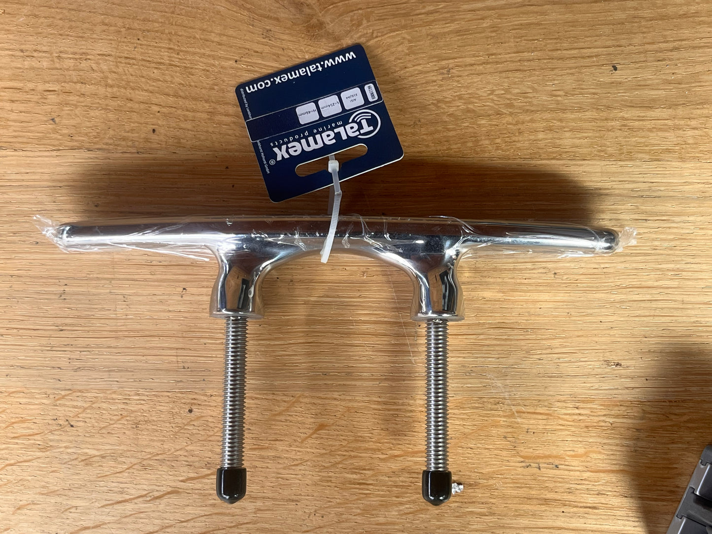 Talamex gebogen RVS Cleat / kikker 254 mm x 46 mm