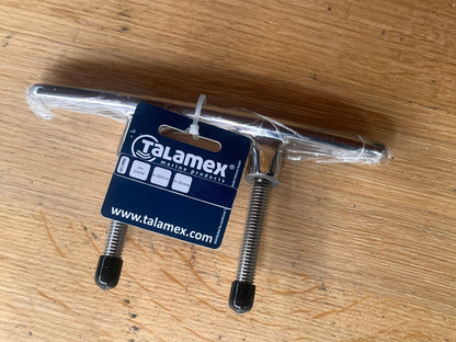 Talamex gebogen RVS Cleat 203 mm x 35 mm