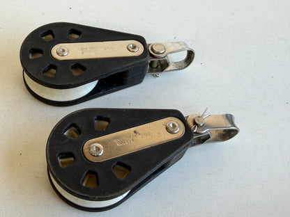 Barton 1 schijfs blok 58 mm 14 mm met beugel