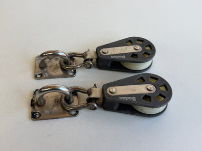 Barton 1 schijfs blok 44 mm tot 10 mm aan oog