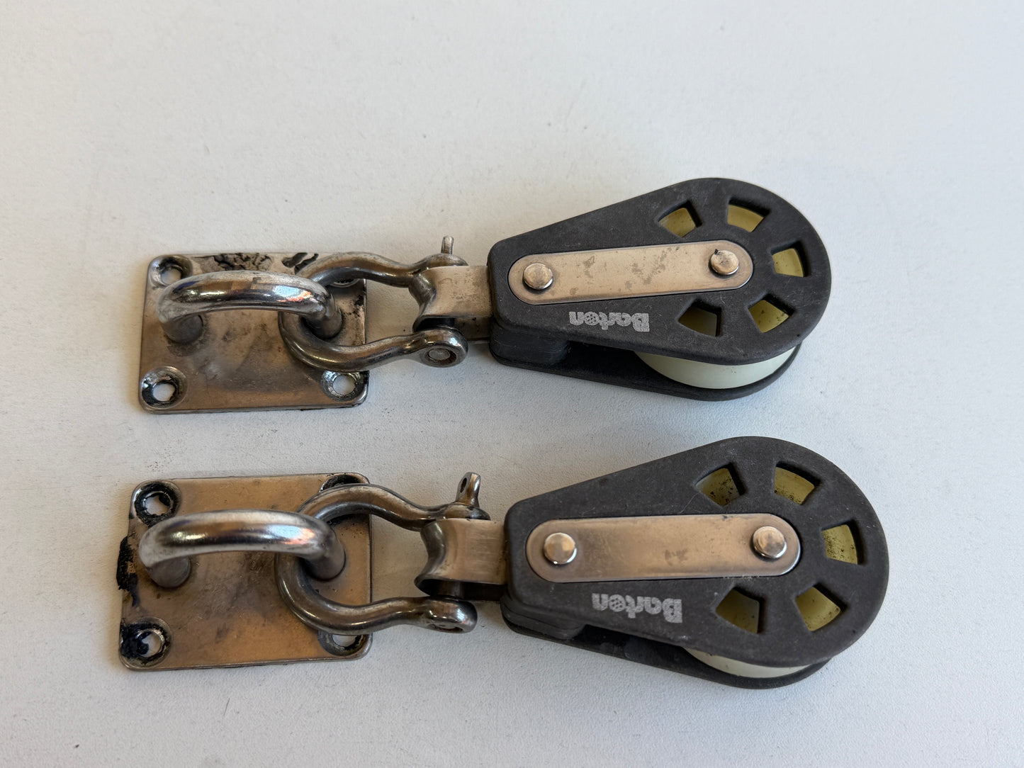 Barton 1 schijfs blok 44 mm tot 10 mm aan oog