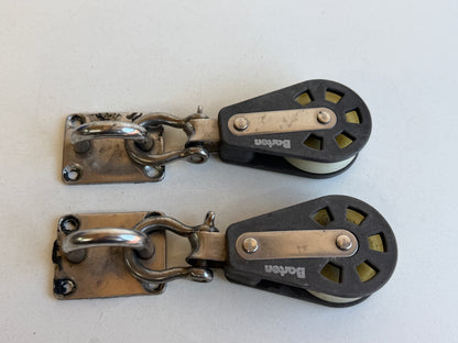Barton 1 schijfs blok 44 mm tot 10 mm aan oog