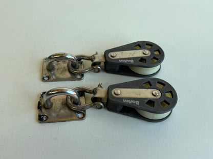 Barton 1 schijfs blok 44 mm tot 10 mm aan oog