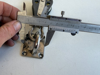 Barton 1 schijfs blok 44 mm tot 10 mm aan oog