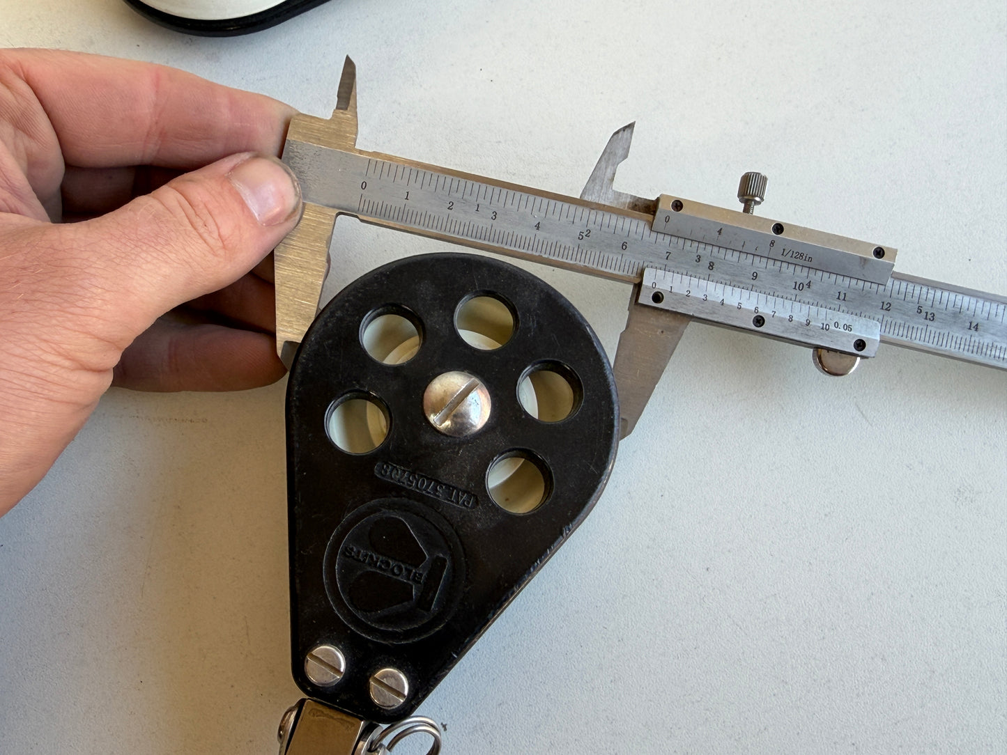 1 schijfs blok 68 mm tot 12 mm lijn