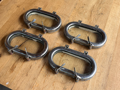 Patrijspoort kogelrond / ovaal 28 x 15 cm