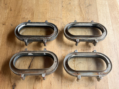 Patrijspoort kogelrond / ovaal 28 x 15 cm