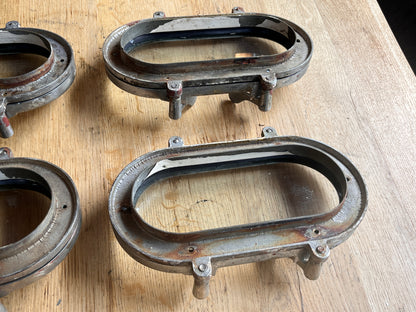 Patrijspoort kogelrond / ovaal 28 x 15 cm