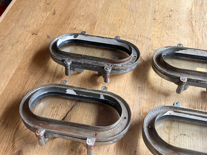 Patrijspoort kogelrond / ovaal 28 x 15 cm