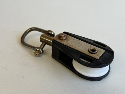 HYE 1 schijfs blok 50 mm tot 13 mm lijn met wartel