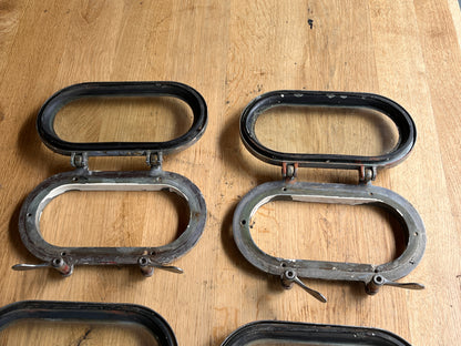 Patrijspoort kogelrond / ovaal 28 x 15 cm