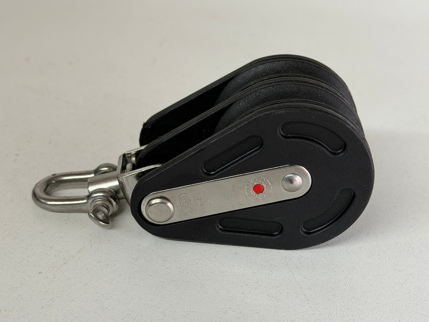 NIEUW HS Sprenger 2 schijfs blok gelagerd met wartel 50 mm
